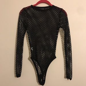 fishnet mesh bodysuit REVOLVE